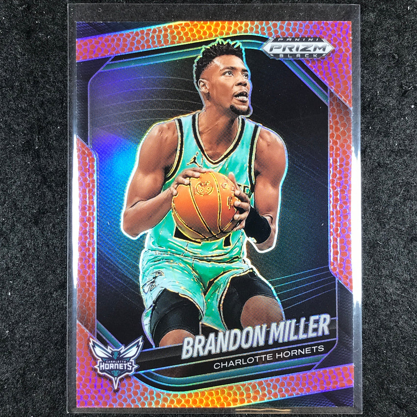 2024-25 Prizm Black BRANDON MILLER Base Basketball /225 #81