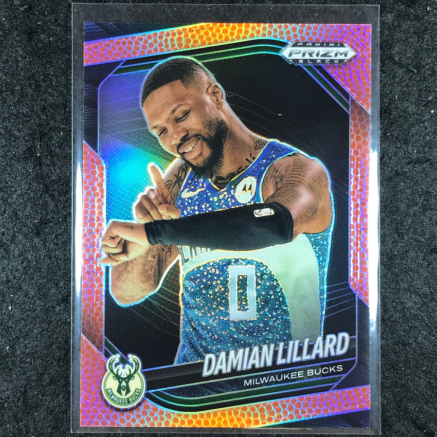 2024-25 Prizm Black DAMIAN LILLARD Base Basketball /225 #91