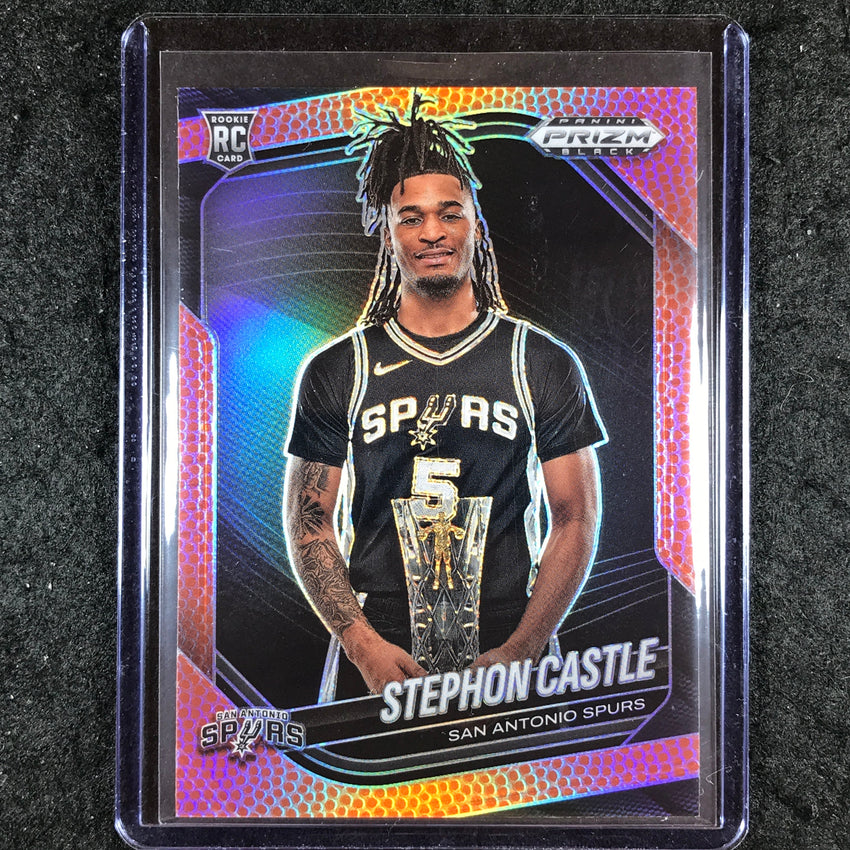 2024-25 Prizm Black STEPHON CASTLE Rookie Base Basketball /225 #96