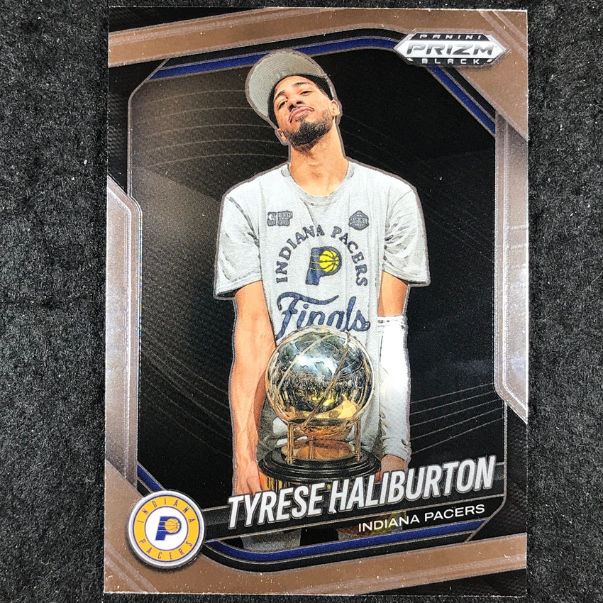 2024-25 Prizm Black TYRESE HALIBURTON Base #171