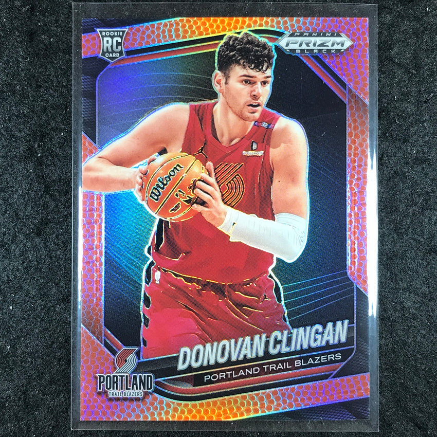 2024-25 Prizm Black DONOVAN CLINGAN Rookie Base Basketball /225 #131