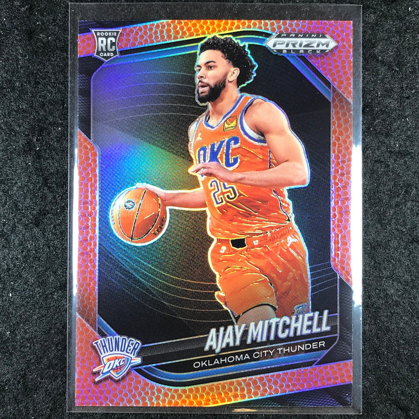 2024-25 Prizm Black AJAY MITCHELL Rookie Base Basketball /225 #133