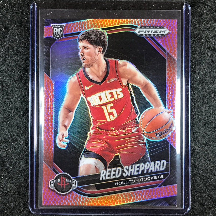 2024-25 Prizm Black REED SHEPPARD Rookie Base Basketball /225 #145