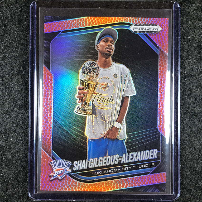 2024-25 Prizm Black SHAI GILGEOUS-ALEXANDER Base Basketball /225 #164