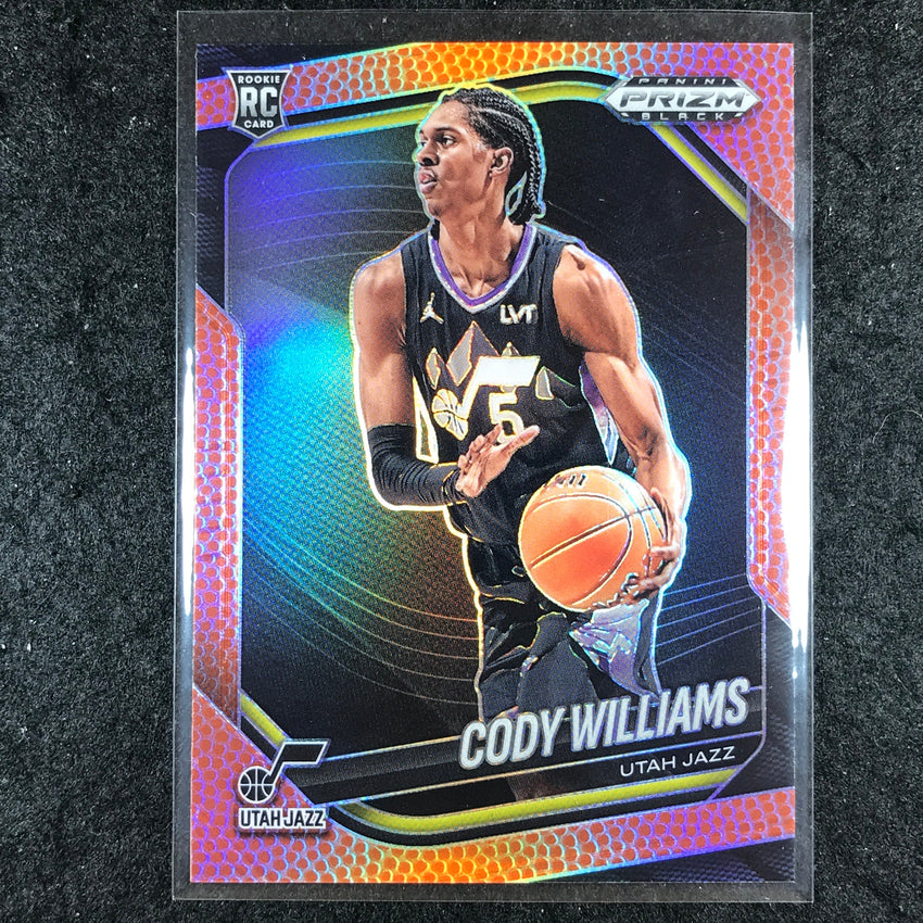2024-25 Prizm Black CODY WILLIAMS Rookie Base Basketball /225 #172