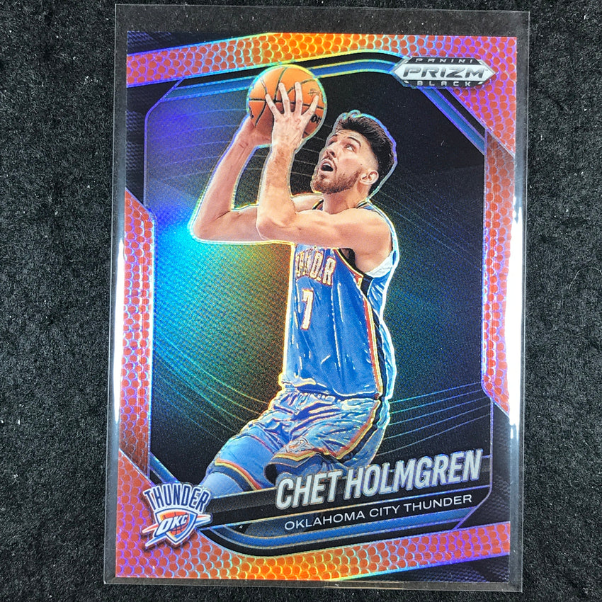 2024-25 Prizm Black CHET HOLMGREN Base Basketball /225 #173