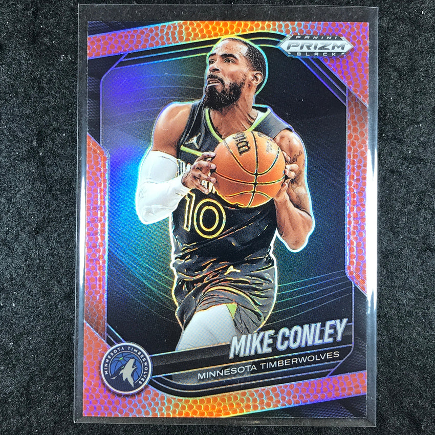 2024-25 Prizm Black MIKE CONLEY Base Basketball /225 #182