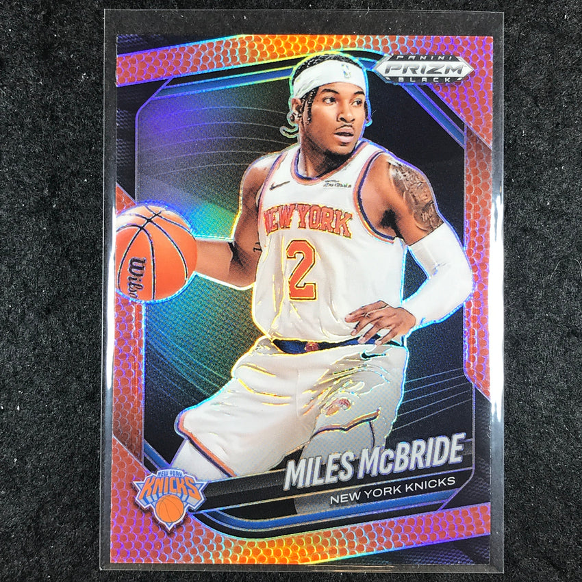 2024-25 Prizm Black MILES MCBRIDE Base Basketball /225 #189