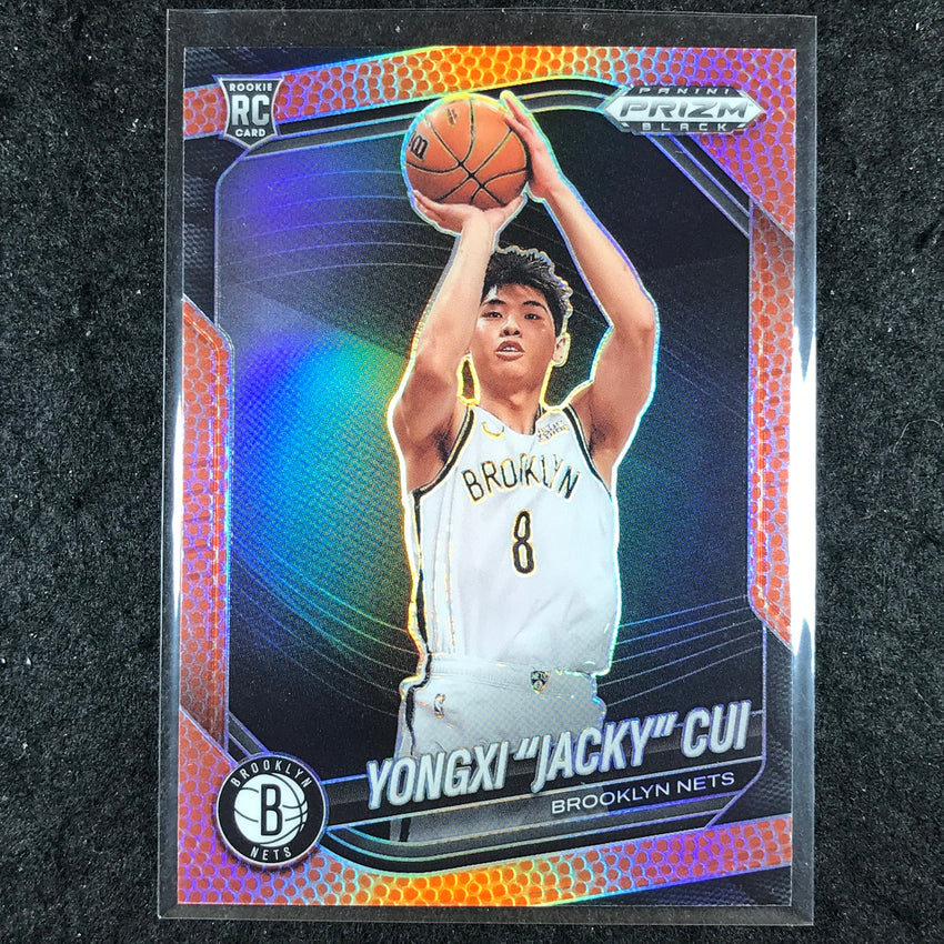 2024-25 Prizm Black YONGXI "JACKY" CUI Rookie Base Basketball /225 #202
