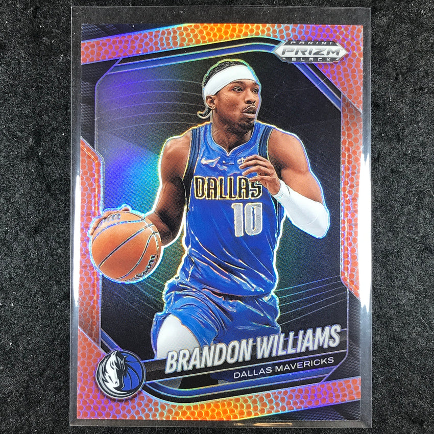 2024-25 Prizm Black BRANDON WILLIAMS Base Basketball /225 #219