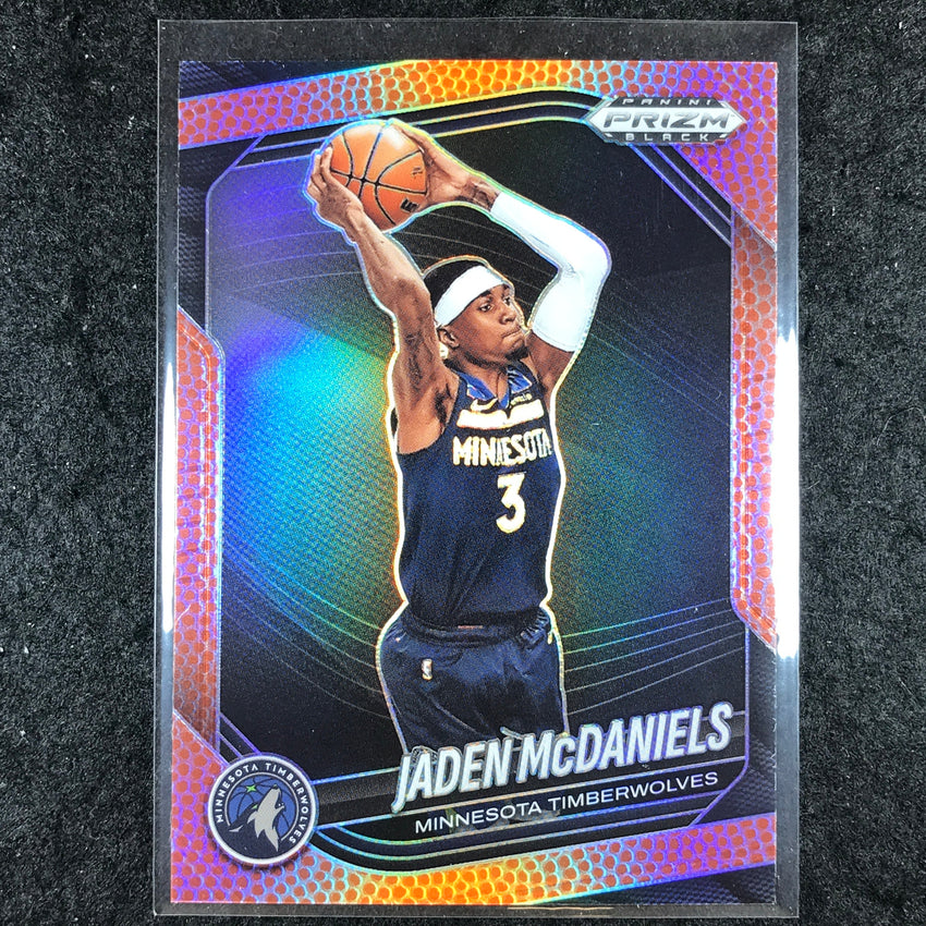 2024-25 Prizm Black JADEN MCDANIELS Base Basketball /225 #223