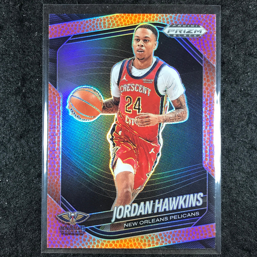 2024-25 Prizm Black JORDAN HAWKINS Base Basketball /225 #224