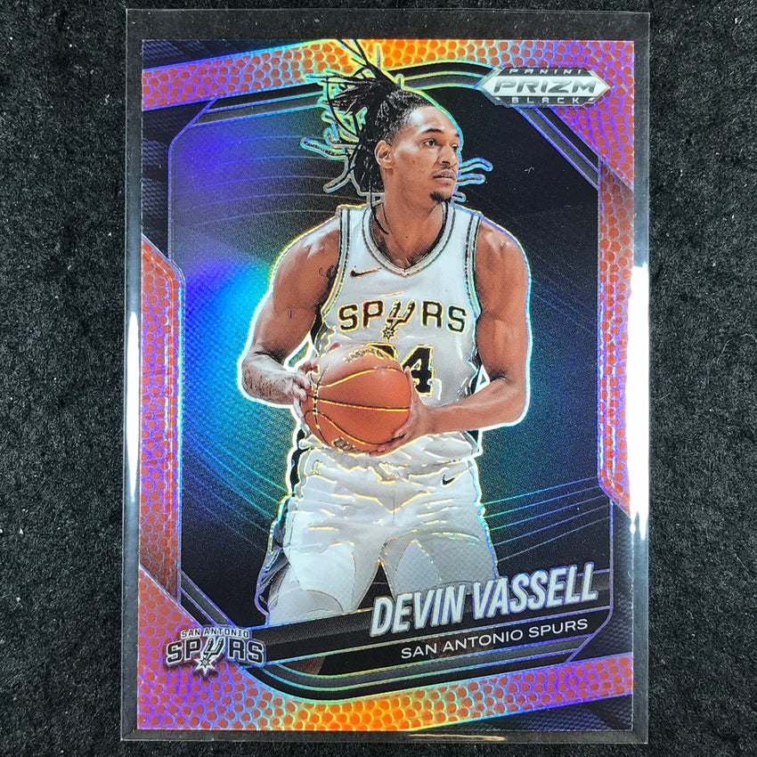 2024-25 Prizm Black DEVIN VASSELL Base Basketball /225 #225