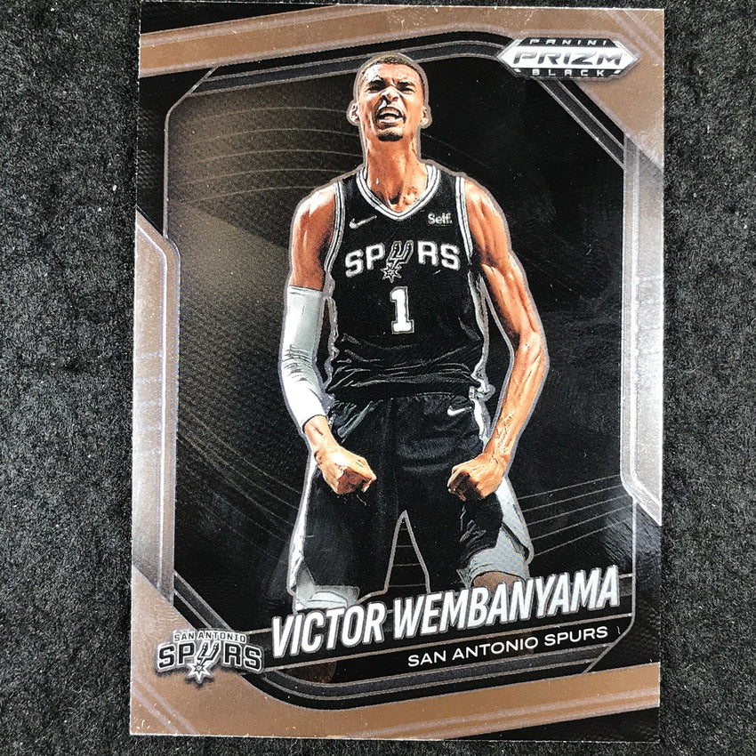 2024-25 Prizm Black VICTOR WEMBANYAMA Base #1