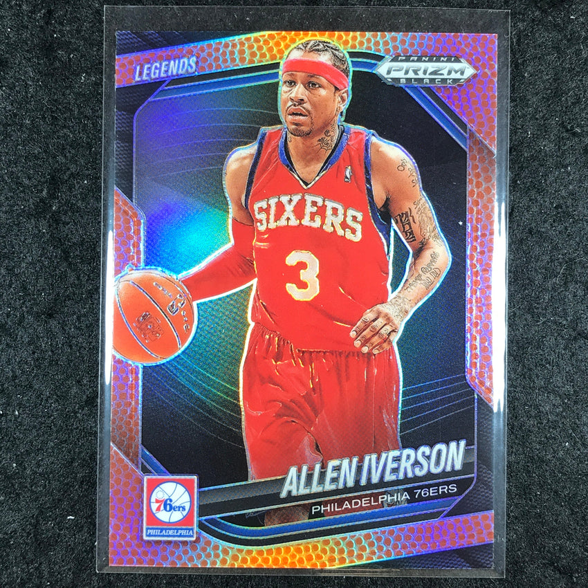2024-25 Prizm Black ALLEN IVERSON Base Basketball /225 #262