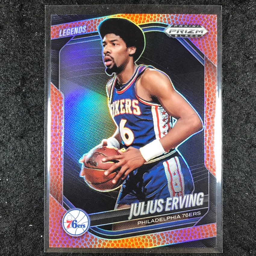 2024-25 Prizm Black JULIUS ERVING Base Basketball /225 #263