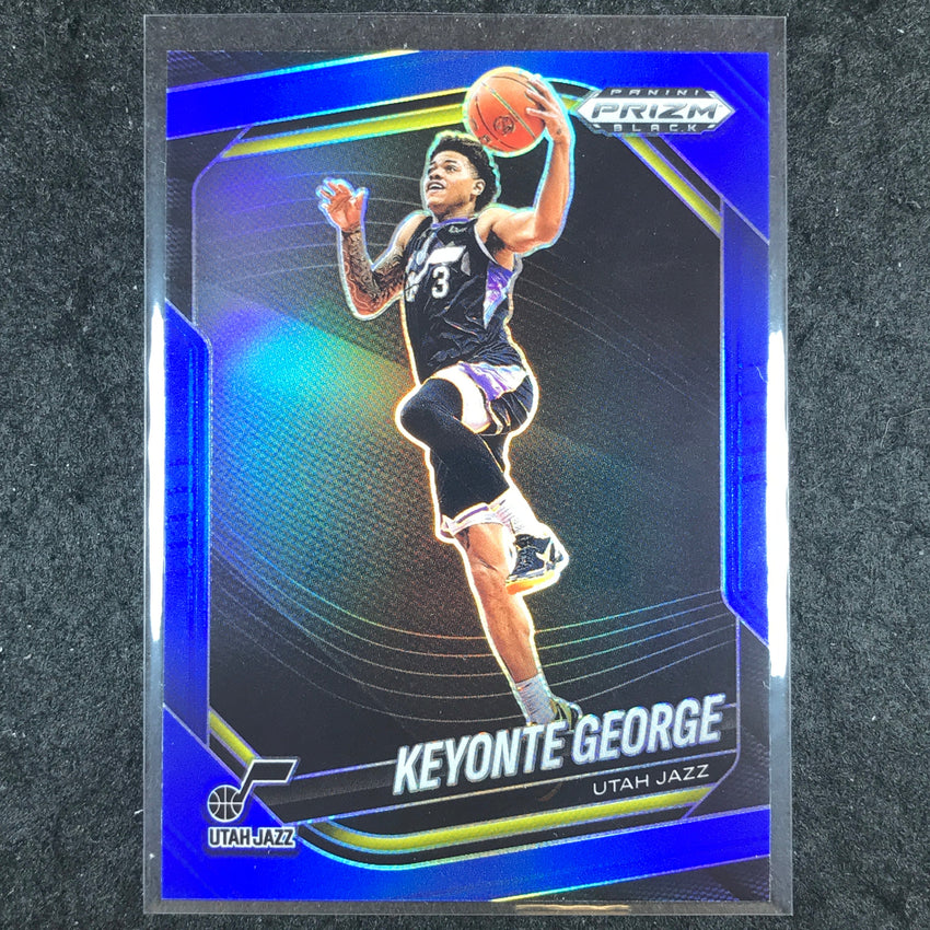 2024-25 Prizm Black KEYONTE GEORGE Base Blue /199 #12