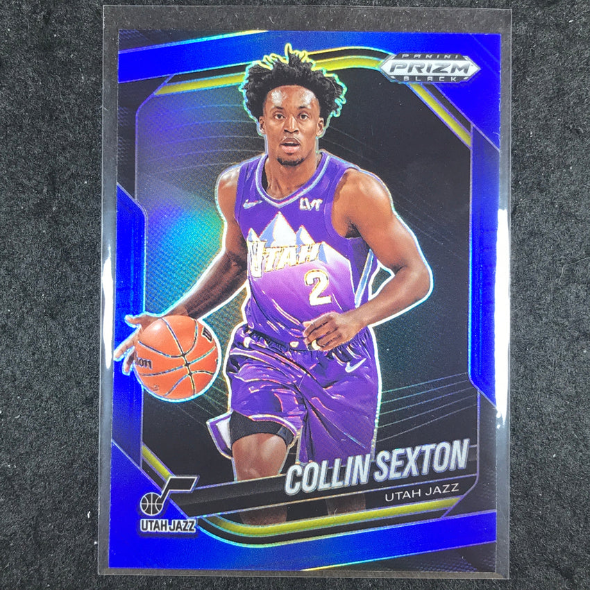 2024-25 Prizm Black COLLIN SEXTON Base Blue /199 #25