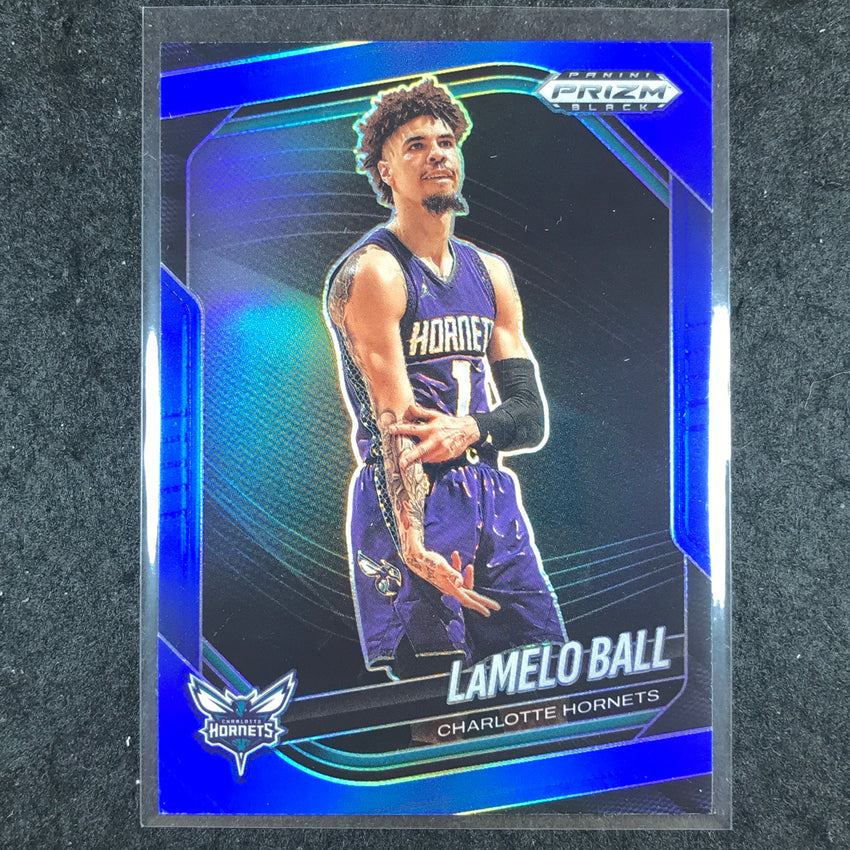 2024-25 Prizm Black LAMELO BALL Base Blue /199 #26