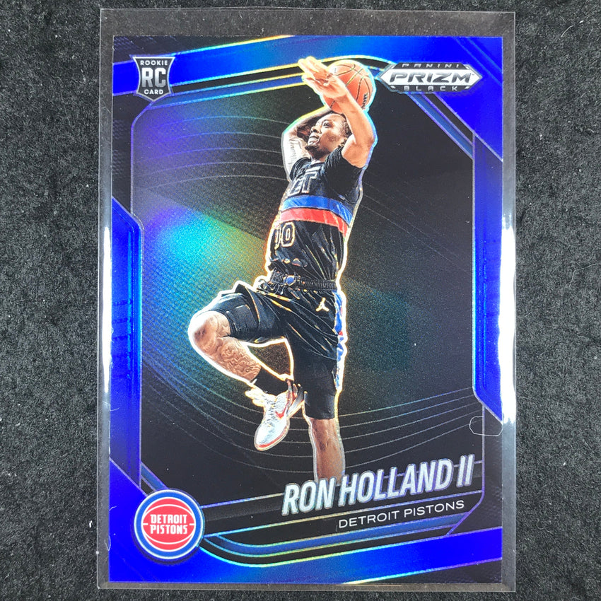 2024-25 Prizm Black RON HOLLAND II Rookie Base Blue /199 #28