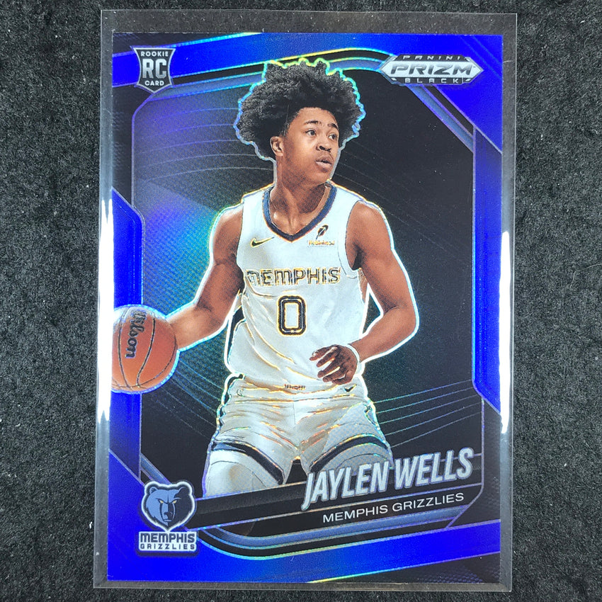 2024-25 Prizm Black JAYLEN WELLS Rookie Base Blue /199 #34