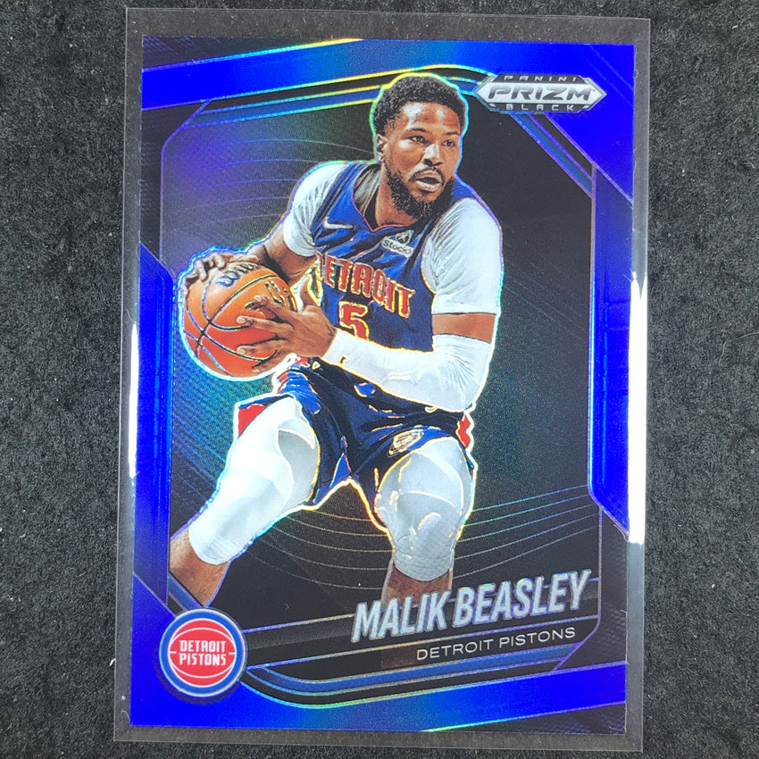 2024-25 Prizm Black MALIK BEASLEY Base Blue /199 #36