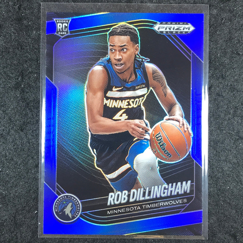 2024-25 Prizm Black ROB DILLINGHAM Rookie Base Blue /199 #39