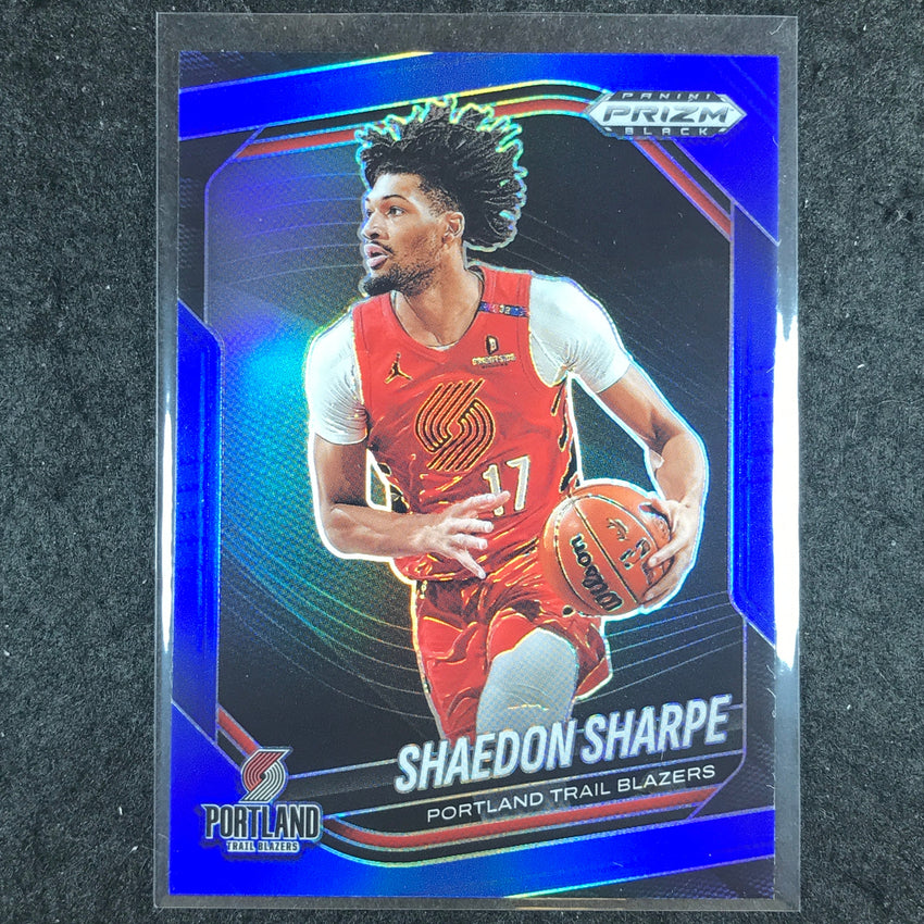 2024-25 Prizm Black SHAEDON SHARPE Base Blue /199 #47