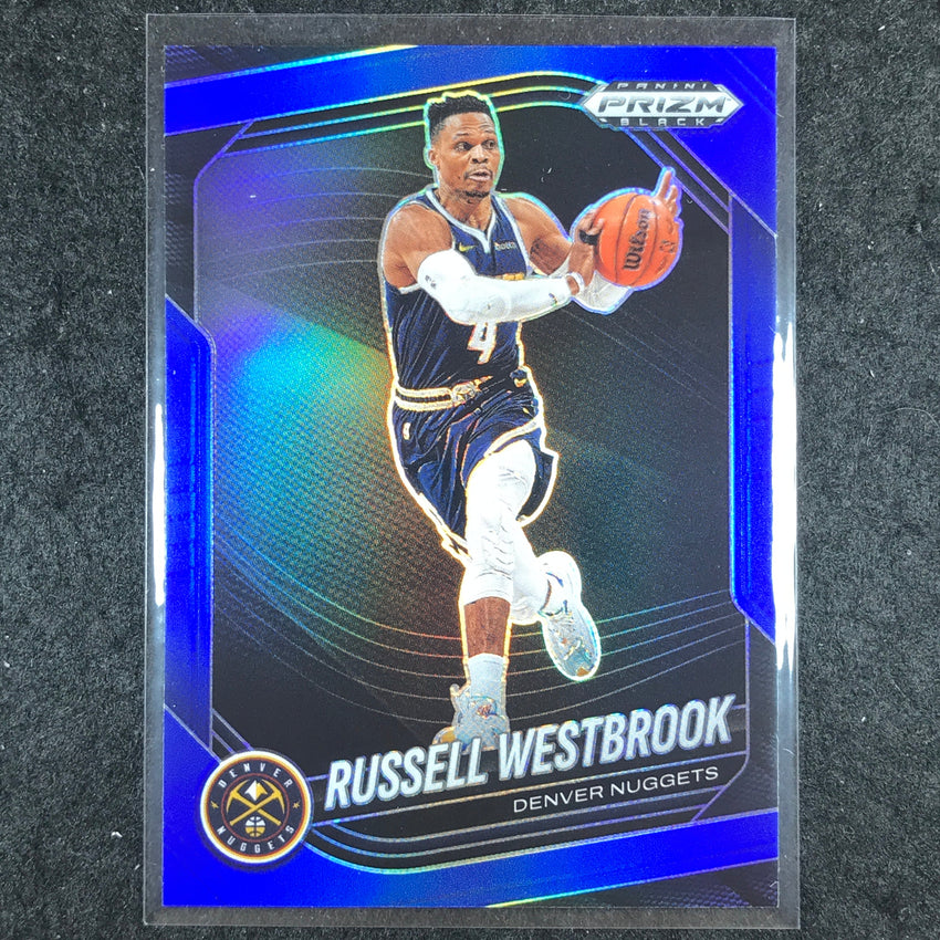 2024-25 Prizm Black RUSSELL WESTBROOK Base Blue /199 #54