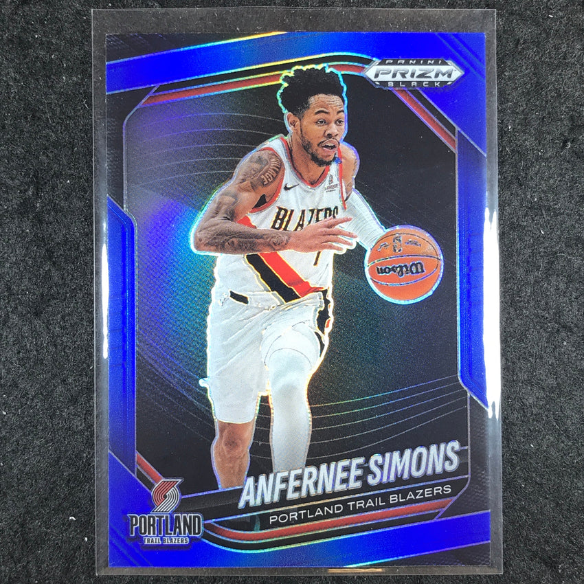 2024-25 Prizm Black ANFERNEE SIMONS Base Blue /199 #60