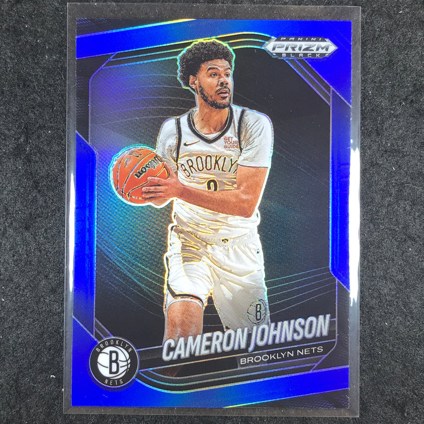 2024-25 Prizm Black CAMERON JOHNSON Base Blue /199 #66