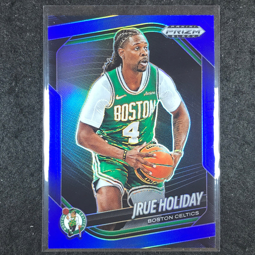 2024-25 Prizm Black JRUE HOLIDAY Base Blue /199 #75