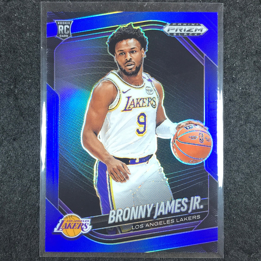 2024-25 Prizm Black BRONNY JAMES JR. Rookie Base Blue /199 #94