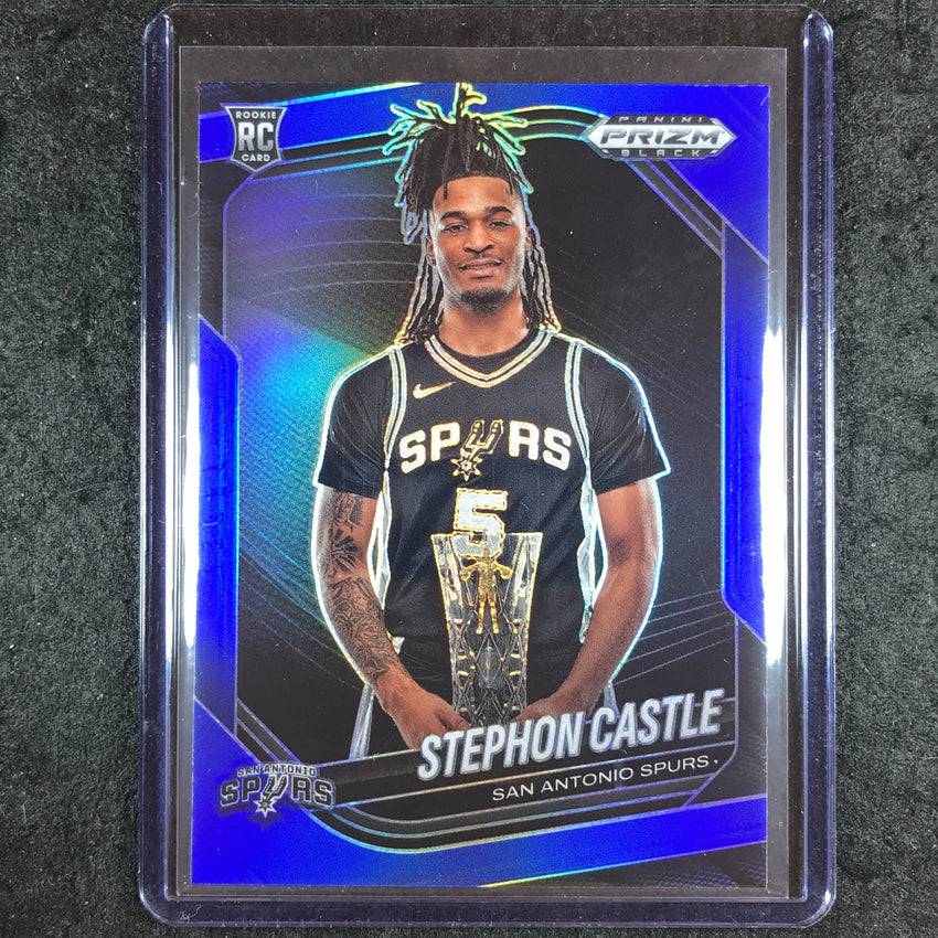 2024-25 Prizm Black STEPHON CASTLE Rookie Base Blue /199 #96