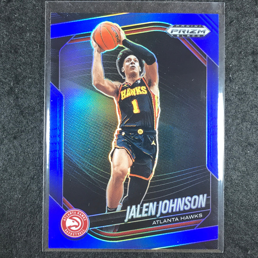 2024-25 Prizm Black JALEN JOHNSON Base Blue /199 #100