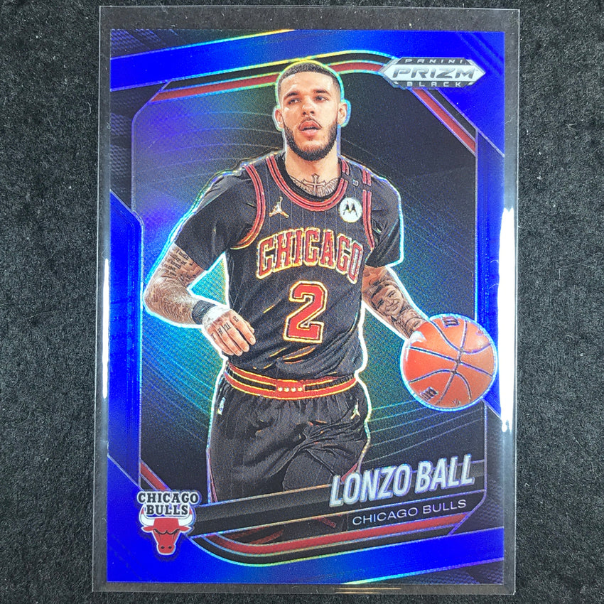 2024-25 Prizm Black LONZO BALL Base Blue /199 #102