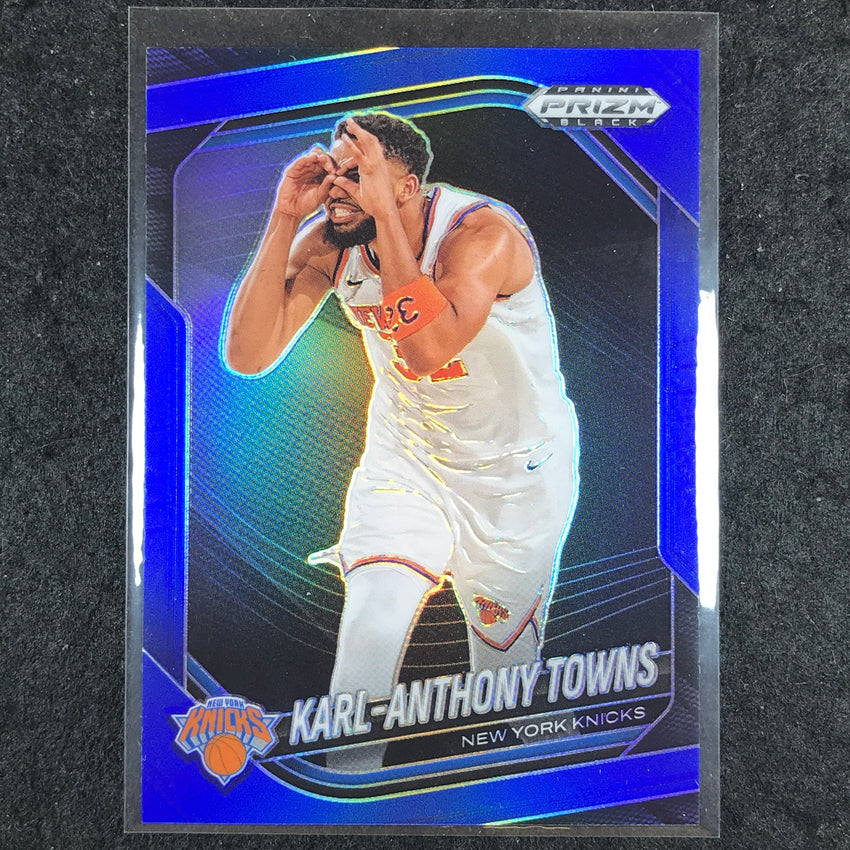 2024-25 Prizm Black KARL-ANTHONY TOWNS Base Blue /199 #107