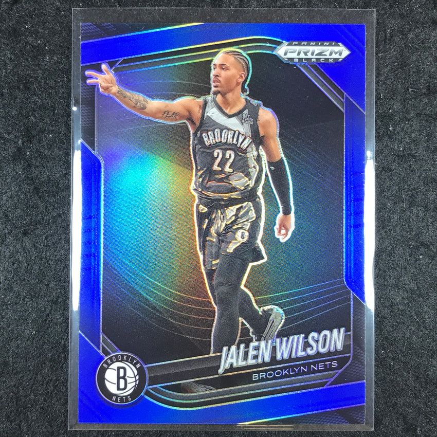 2024-25 Prizm Black JALEN WILSON Base Blue /199 #108