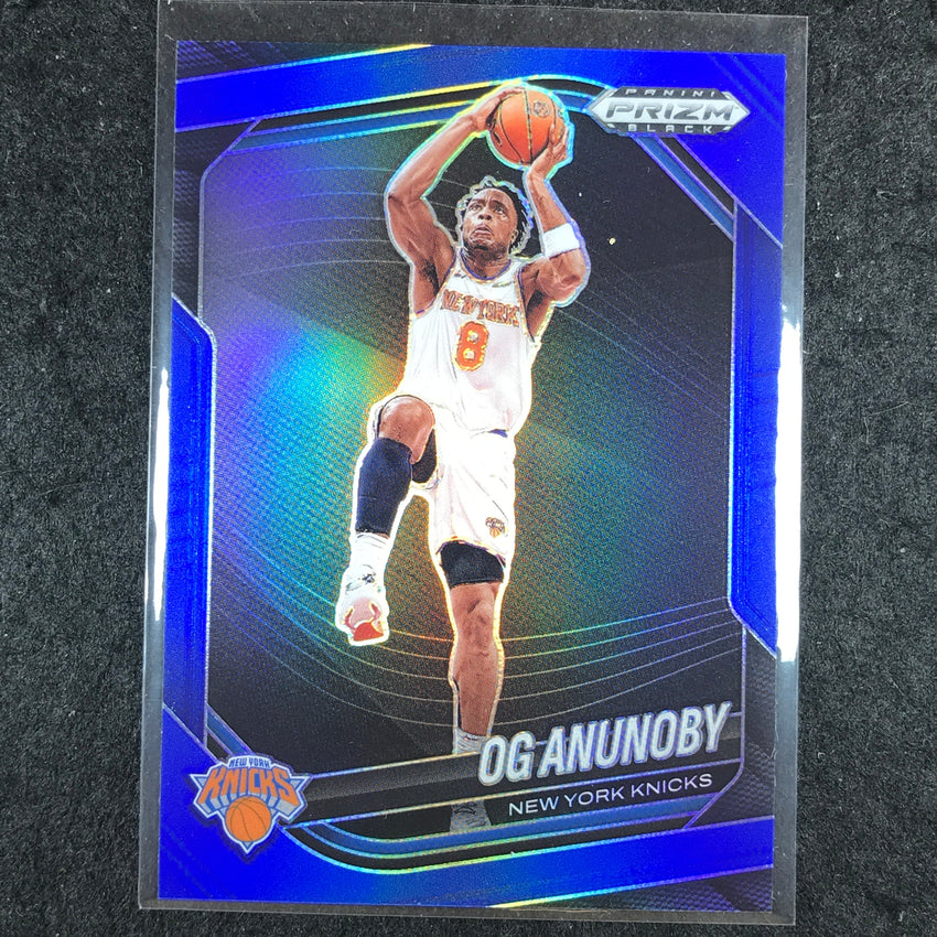 2024-25 Prizm Black OG ANUNOBY Base Blue /199 #111