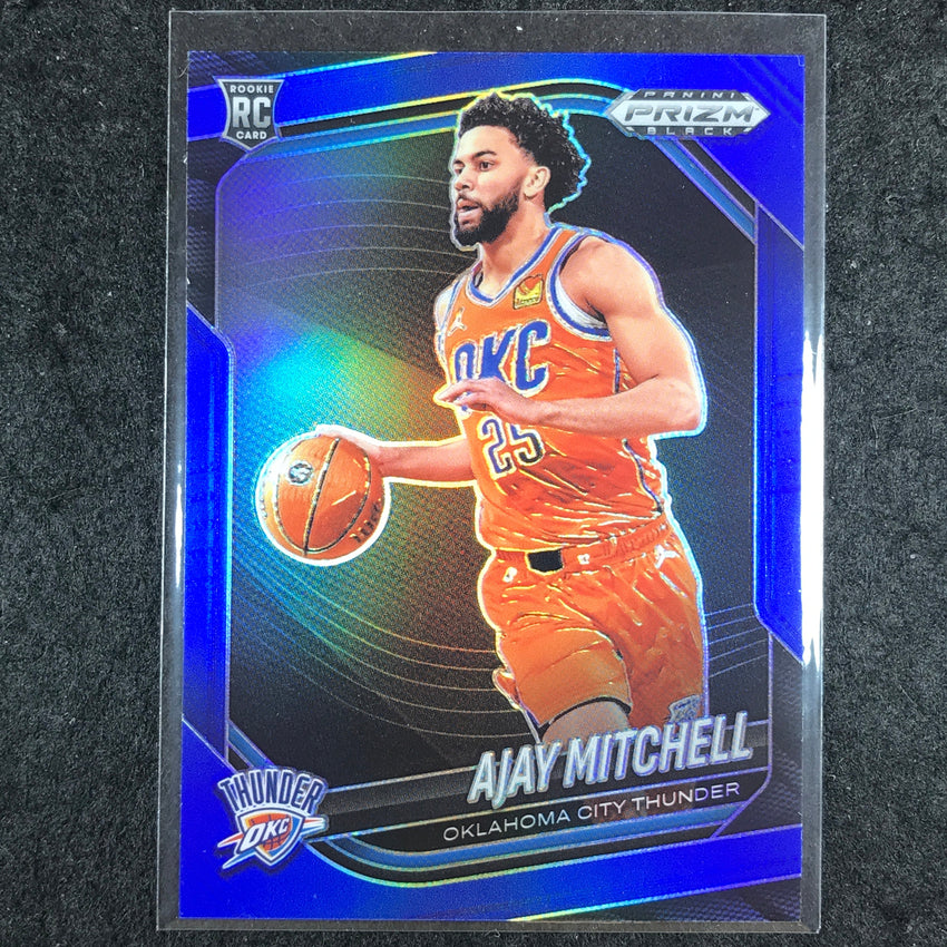 2024-25 Prizm Black AJAY MITCHELL Rookie Base Blue /199 #133