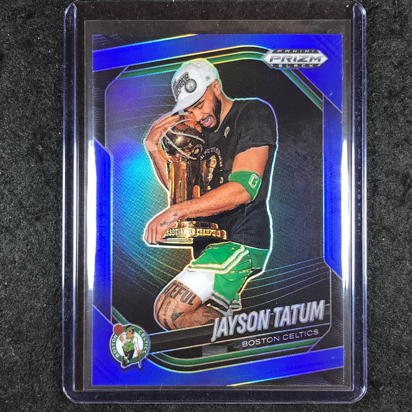 2024-25 Prizm Black JAYSON TATUM Base Blue /199 #139
