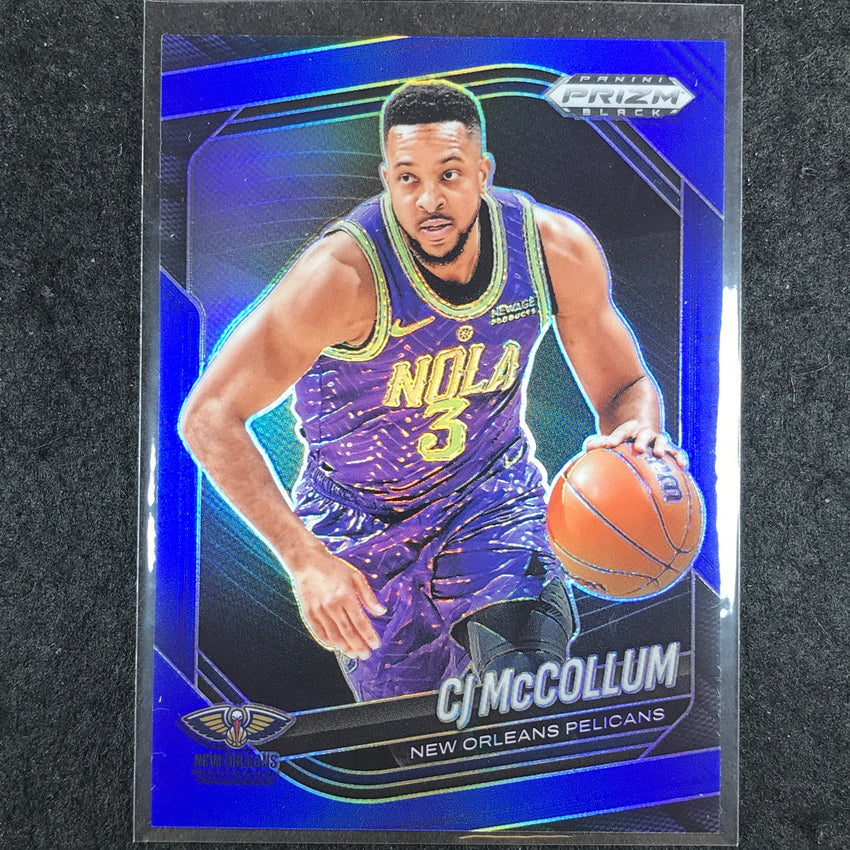 2024-25 Prizm Black CJ MCCOLLUM Base Blue /199 #148