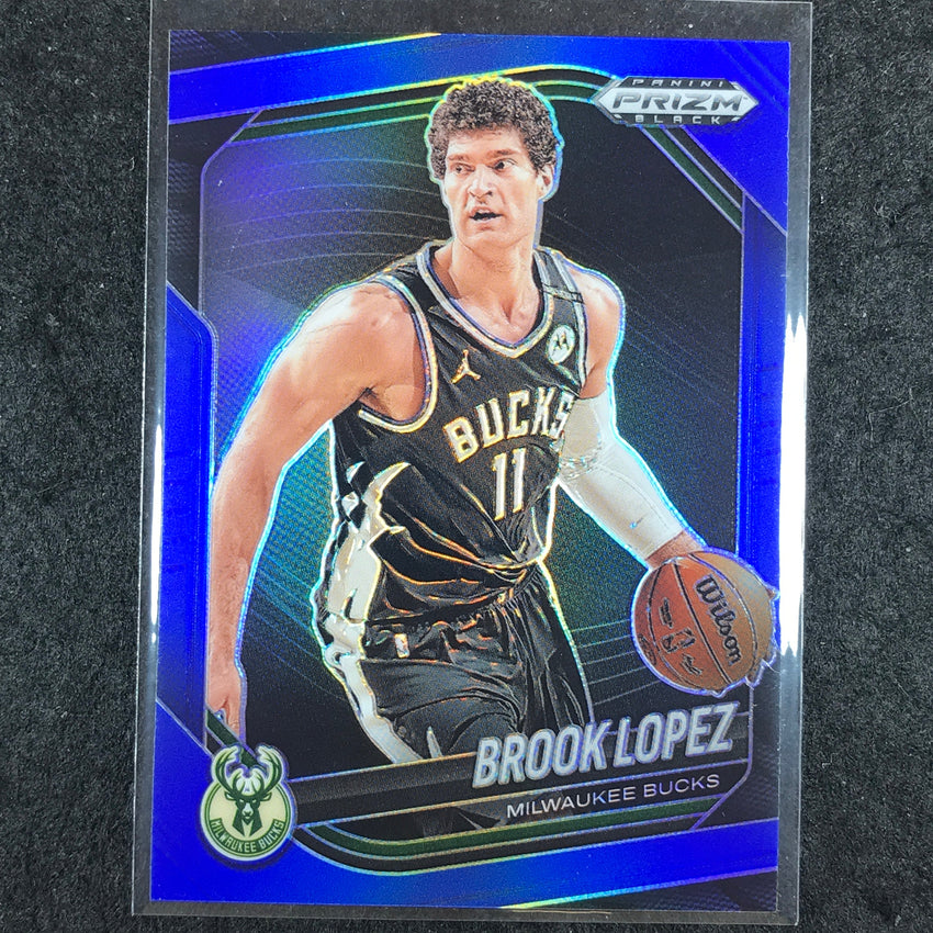 2024-25 Prizm Black BROOK LOPEZ Base Blue /199 #157