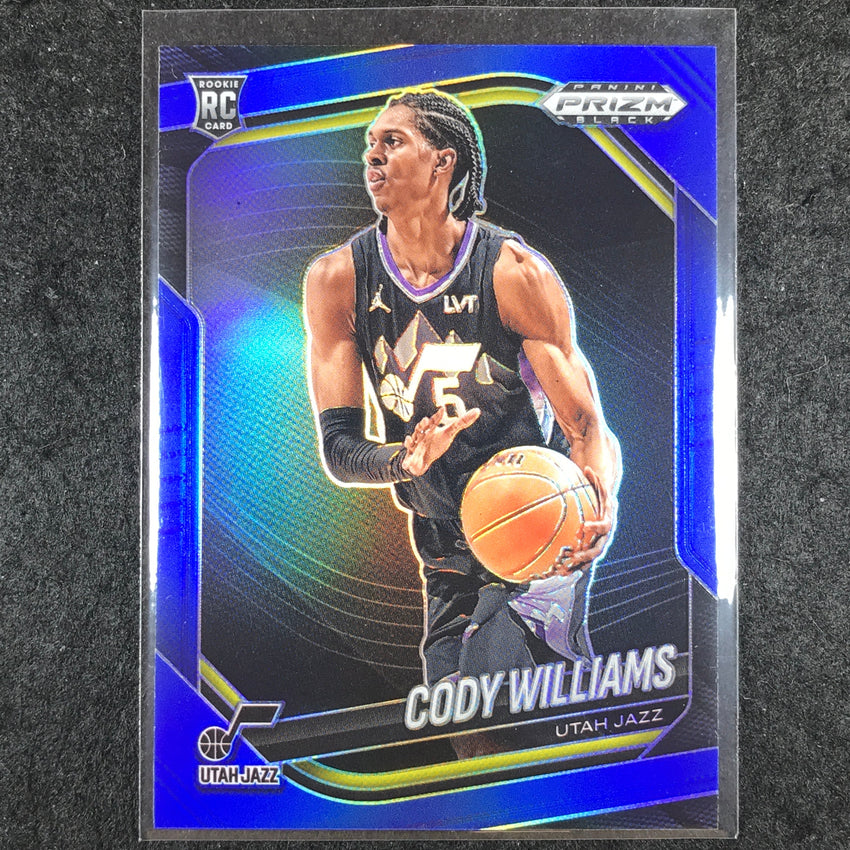 2024-25 Prizm Black CODY WILLIAMS Rookie Base Blue /199 #172