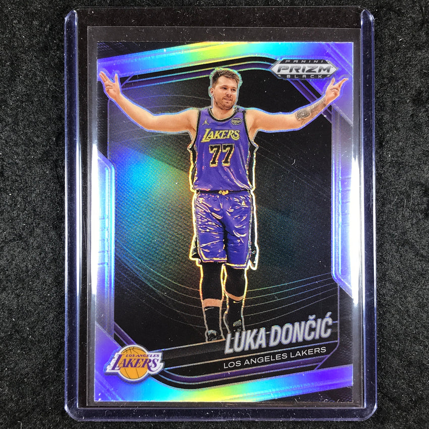 2024-25 Prizm Black LUKA DONCIC Base Silver #5