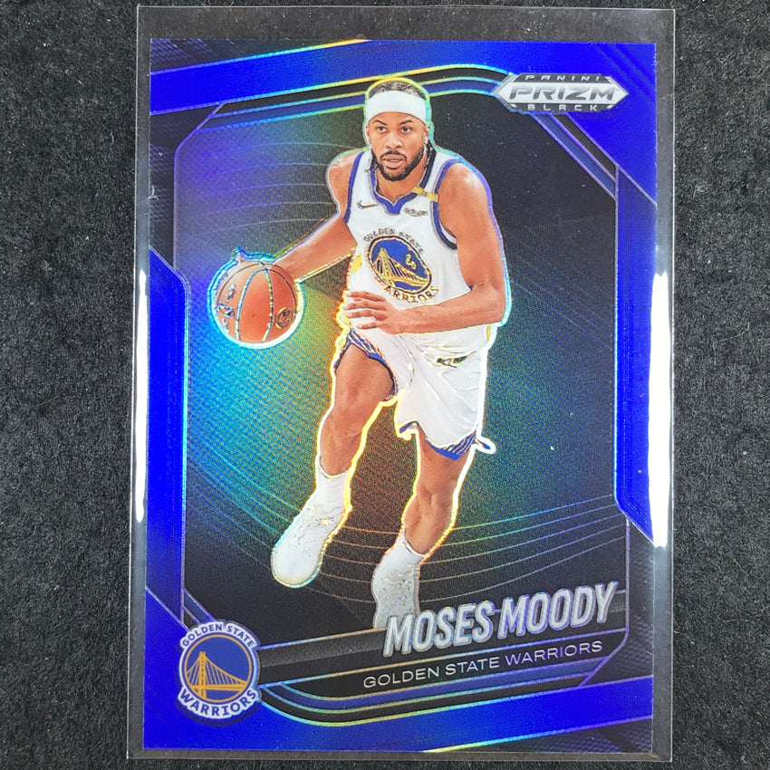 2024-25 Prizm Black MOSES MOODY Base Blue /199 #175