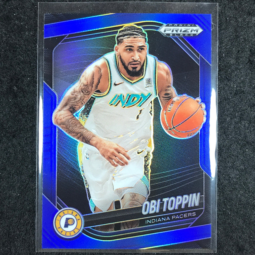 2024-25 Prizm Black OBI TOPPIN Base Blue /199 #184