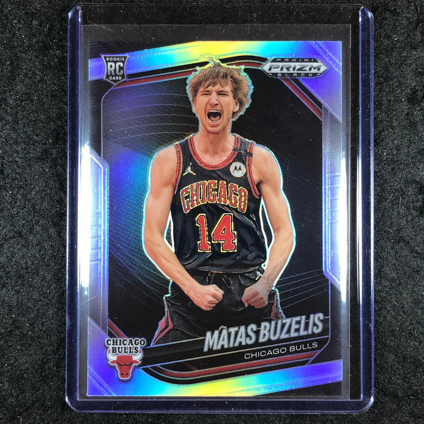 2024-25 Prizm Black MATAS BUZELIS Rookie Base Silver #41