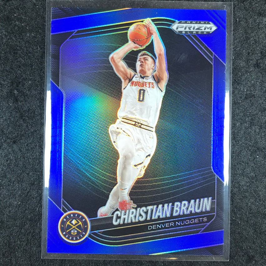 2024-25 Prizm Black CHRISTIAN BRAUN Base Blue /199 #186