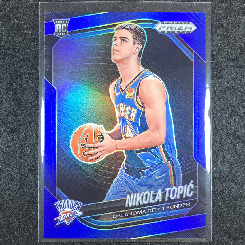 2024-25 Prizm Black NIKOLA TOPIC Rookie Base Blue /199 #205
